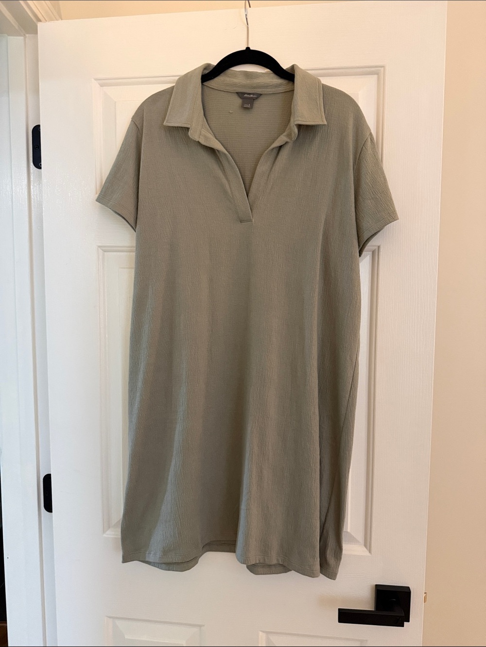 Eddie Bauer Sage Green Short Sleeve Polo Tunic